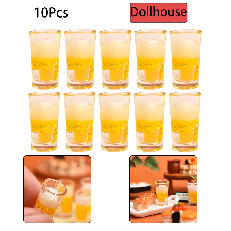 Wine Beer & More - 10 Uds. Juguete en miniatura para