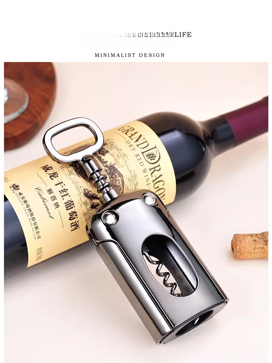 Wine Beer Red - Abridor de Botellas Multifuncional Tlife para