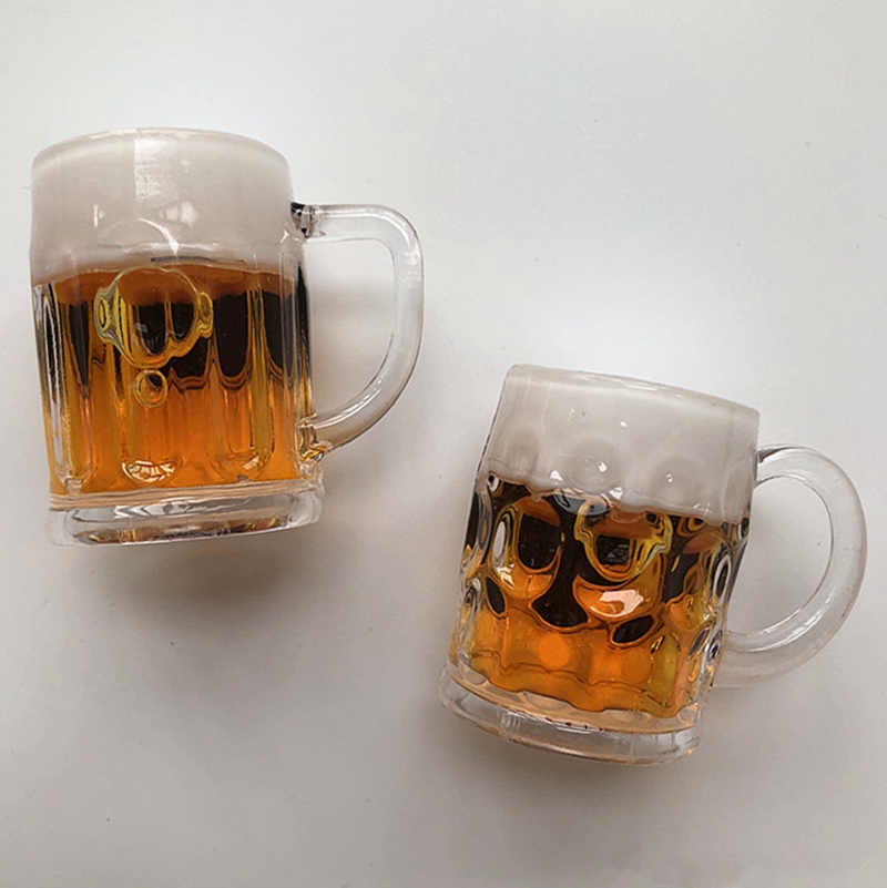 Wine Beer Fridge - Taza de cerveza simulada creativa, imanes