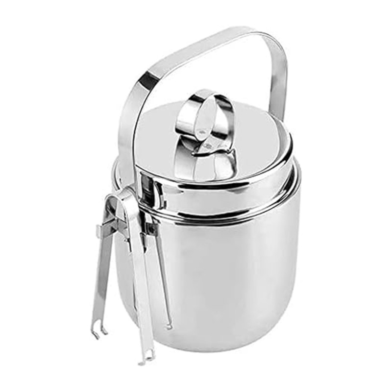 Ice Bucket Silver - Cubo para hielo ABRE-Ice de acero