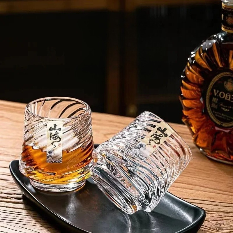 Wine Beer Whiskey - Juego de Vasos de Whisky de