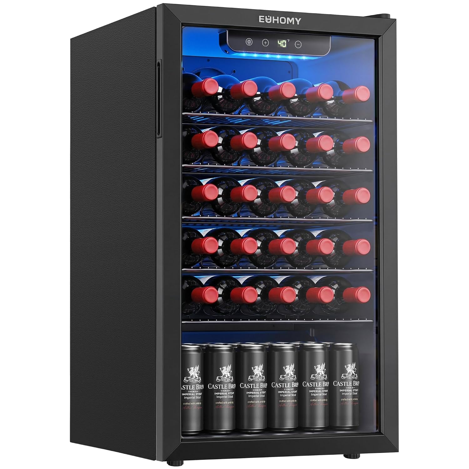 Enfriador de Bebidas de 125 La - Wine Beer Fridge reseña y precio