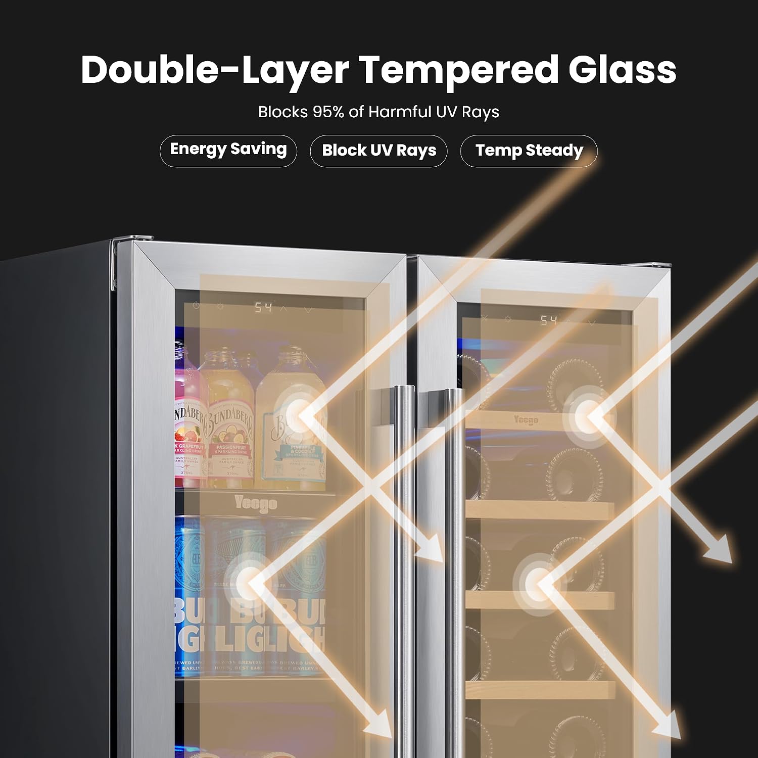 Refrigerador para Vino y Bebid - Wine Beer Fridge reseña y precio