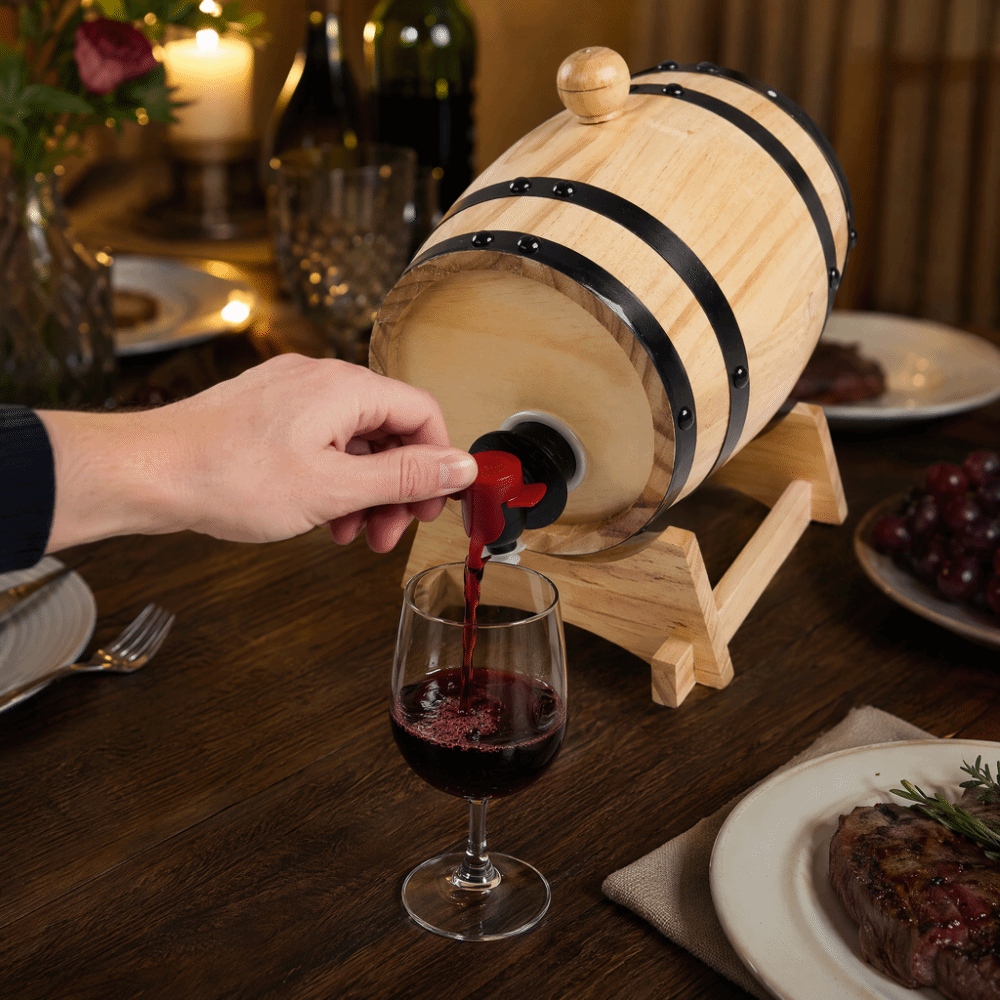Barriles de madera de pino vin - Wine Beer Whiskey reseña y precio