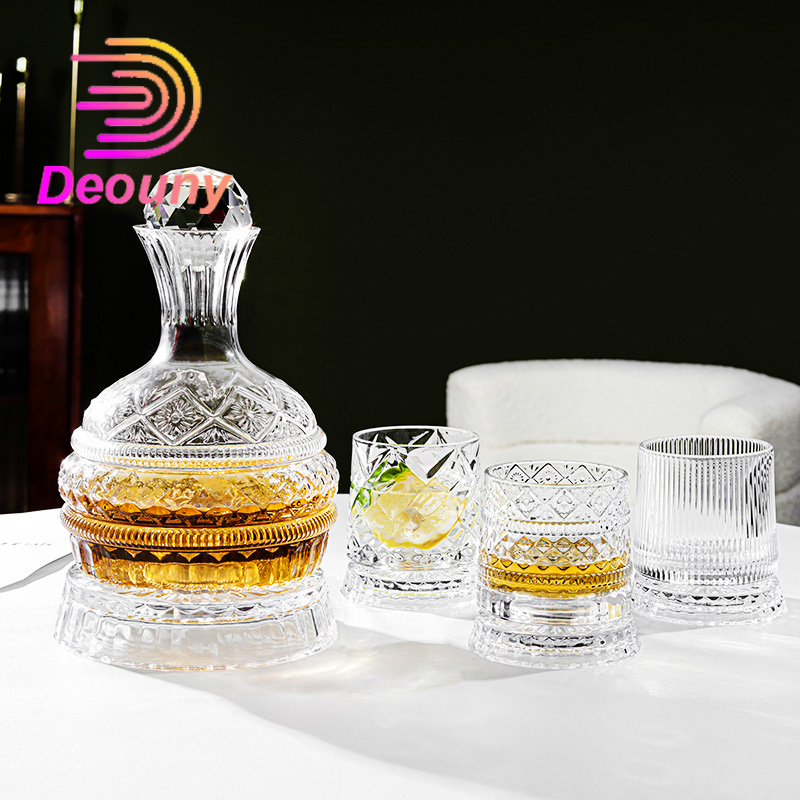 Decantador de vino giratorio D - Wine Beer Whiskey reseña y precio