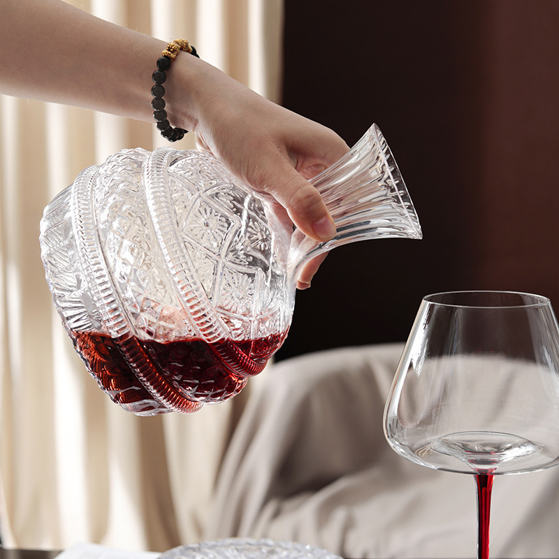 Decantador de vino giratorio D - Wine Beer Whiskey reseña y precio