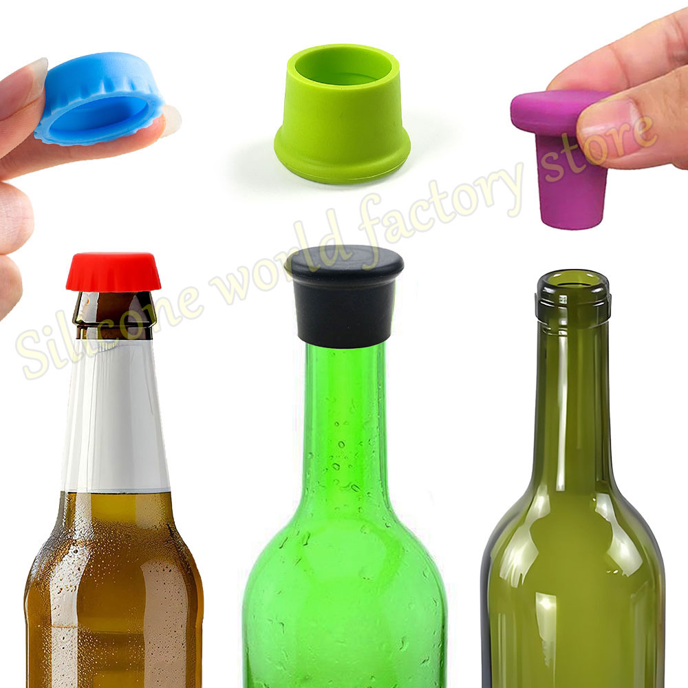 SW 12/6/3PCS Tapas de silicona - Wine Beer Red reseña y precio