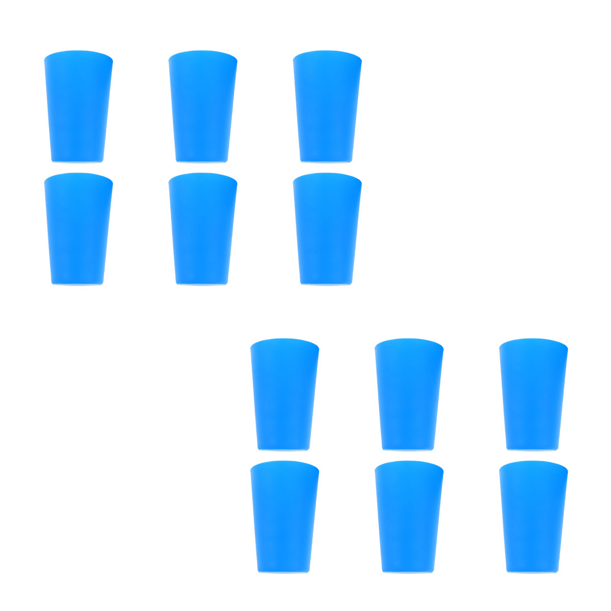 12 Vasos de Plástico Mate Reut - Wine Beer Restaurant reseña y precio