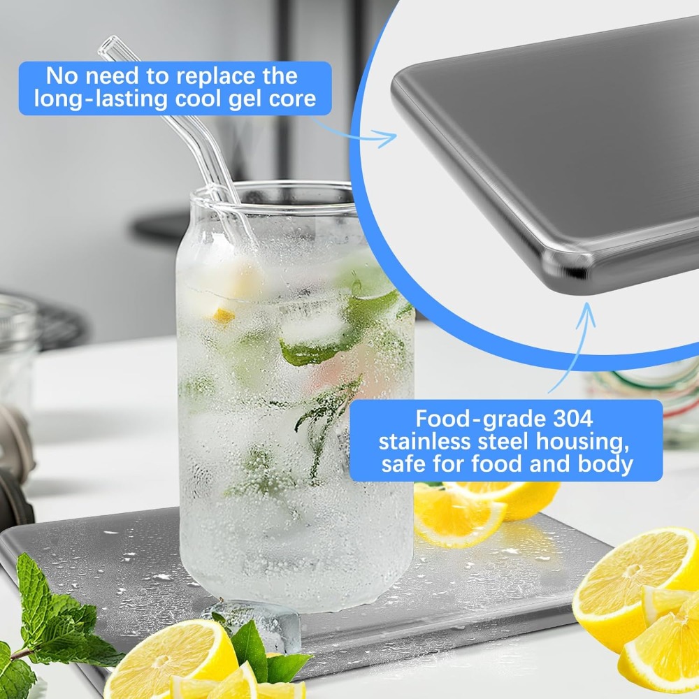 Paquetes de hielo reutilizable - Ice Bucket Silver reseña y precio