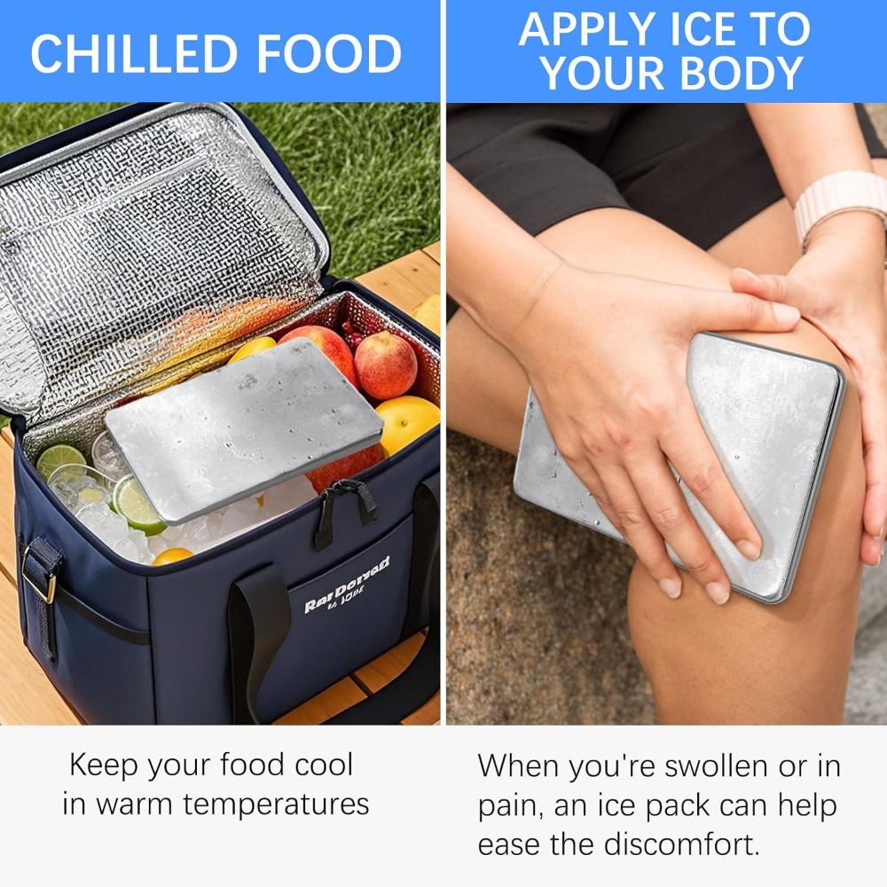 Paquetes de hielo reutilizable - Ice Bucket Silver reseña y precio