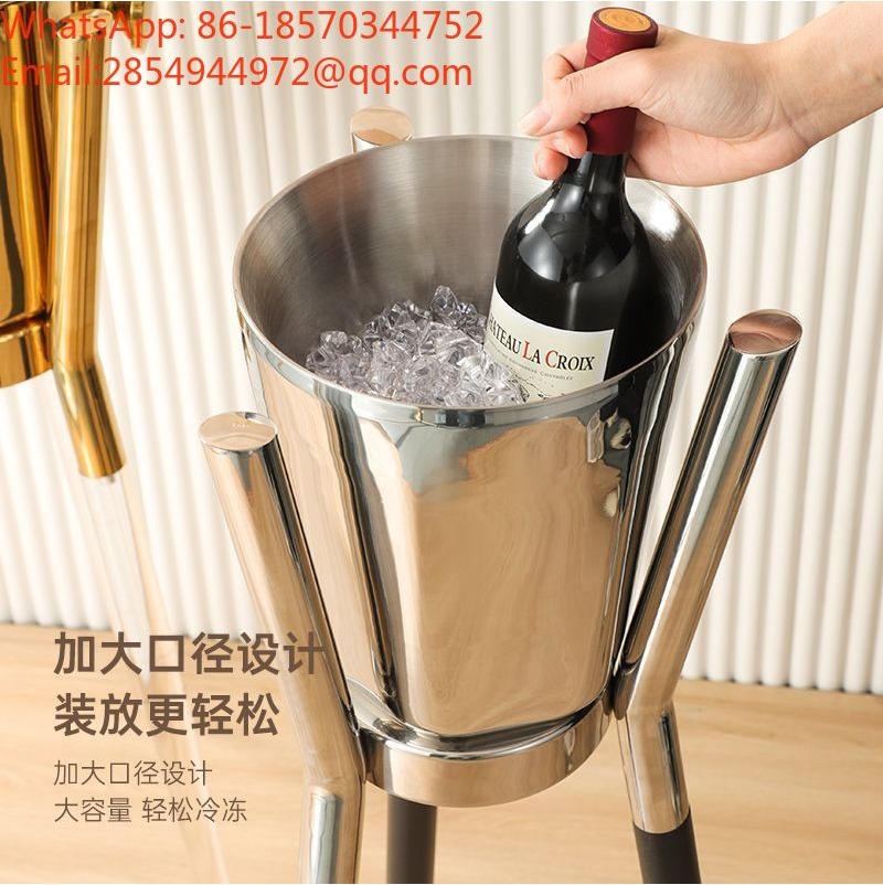 Cubo para champán de acero ino - Wine Beer Red reseña y precio