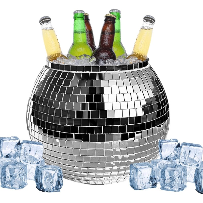 Cubo de Hielo Disco Plateado E - Ice Bucket Silver reseña y precio