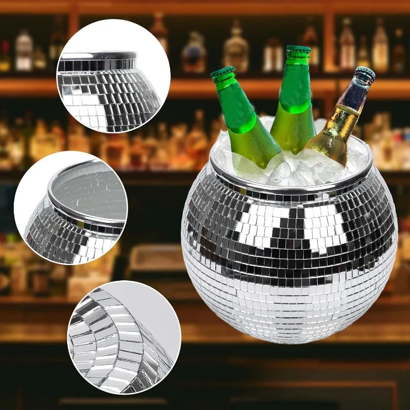 Cubo de Hielo Disco Plateado E - Ice Bucket Silver reseña y precio