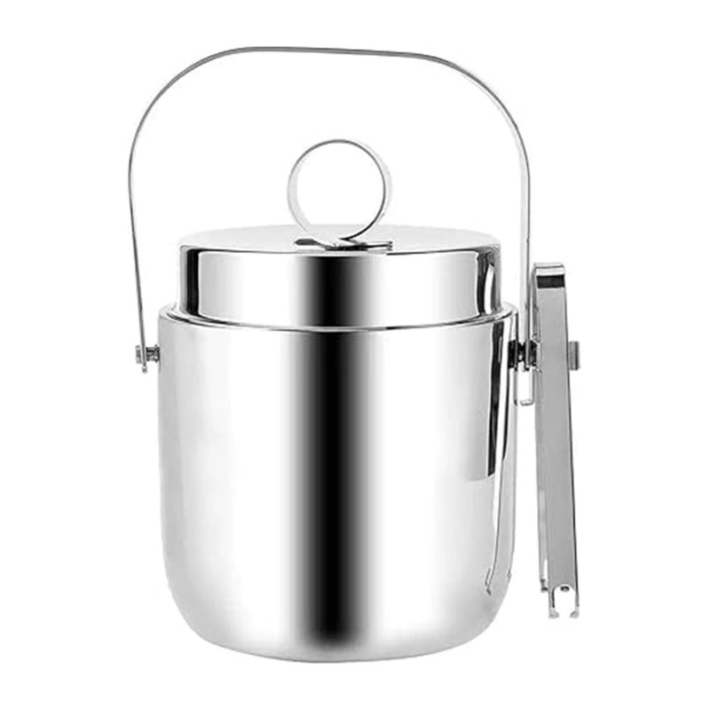 Cubo para hielo ABRE-Ice de ac - Ice Bucket Silver reseña y precio