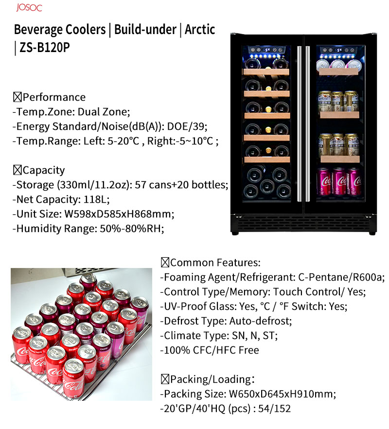 Enfriador de Vino y Cerveza de - Wine Beer Fridge reseña y precio