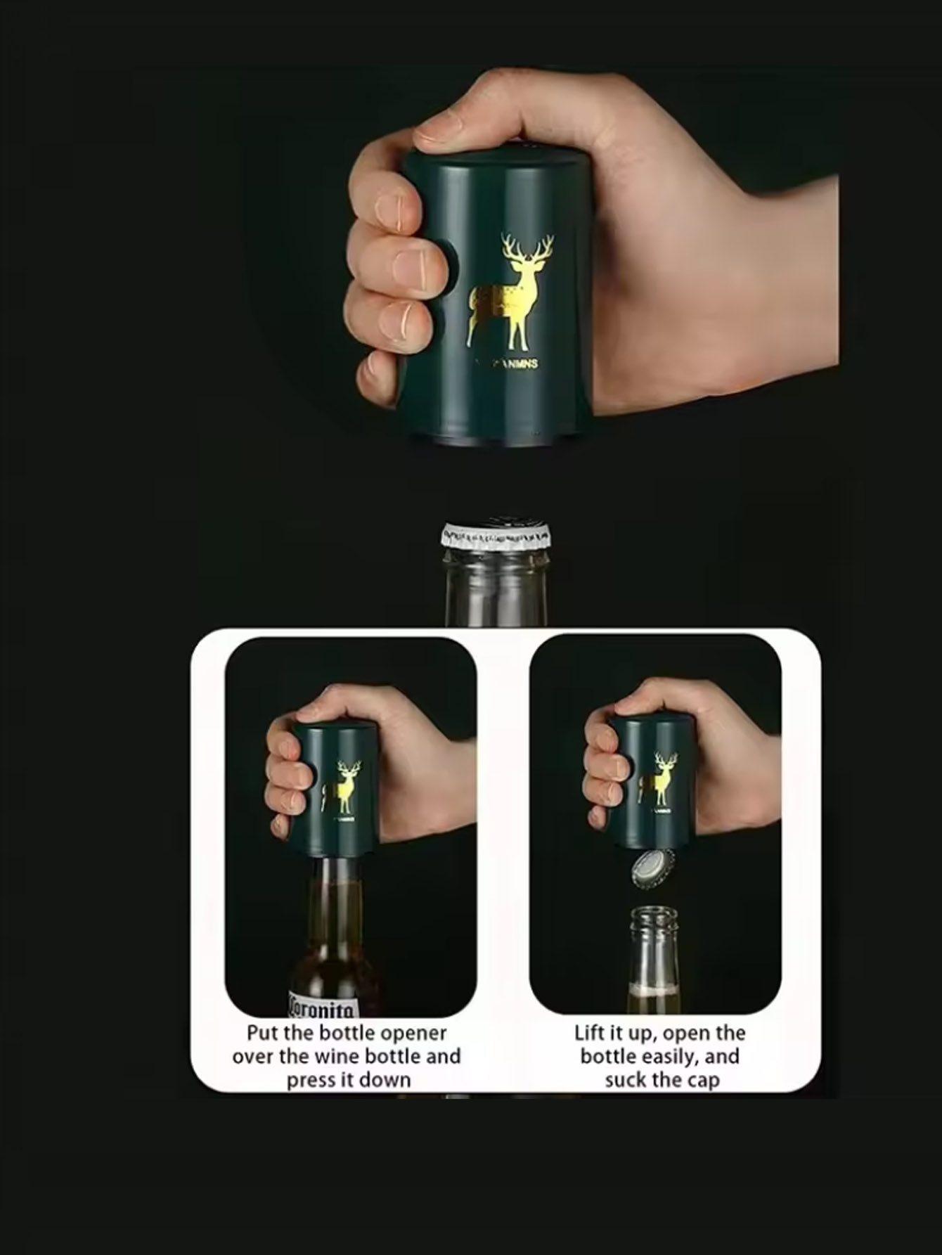 Abridor automático de botellas - Wine Beer Opener reseña y precio