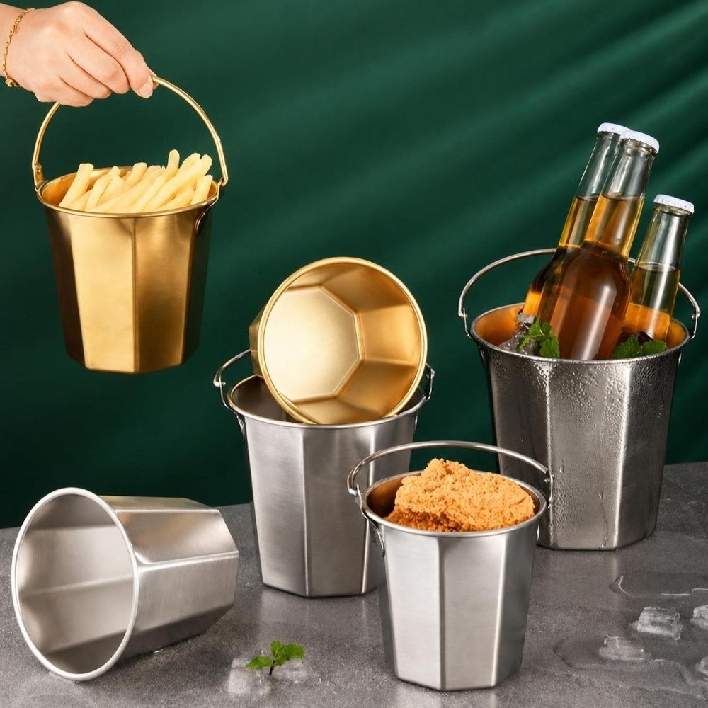 Mini Cubitera de Hielo de 0.7L - Ice Bucket Silver reseña y precio