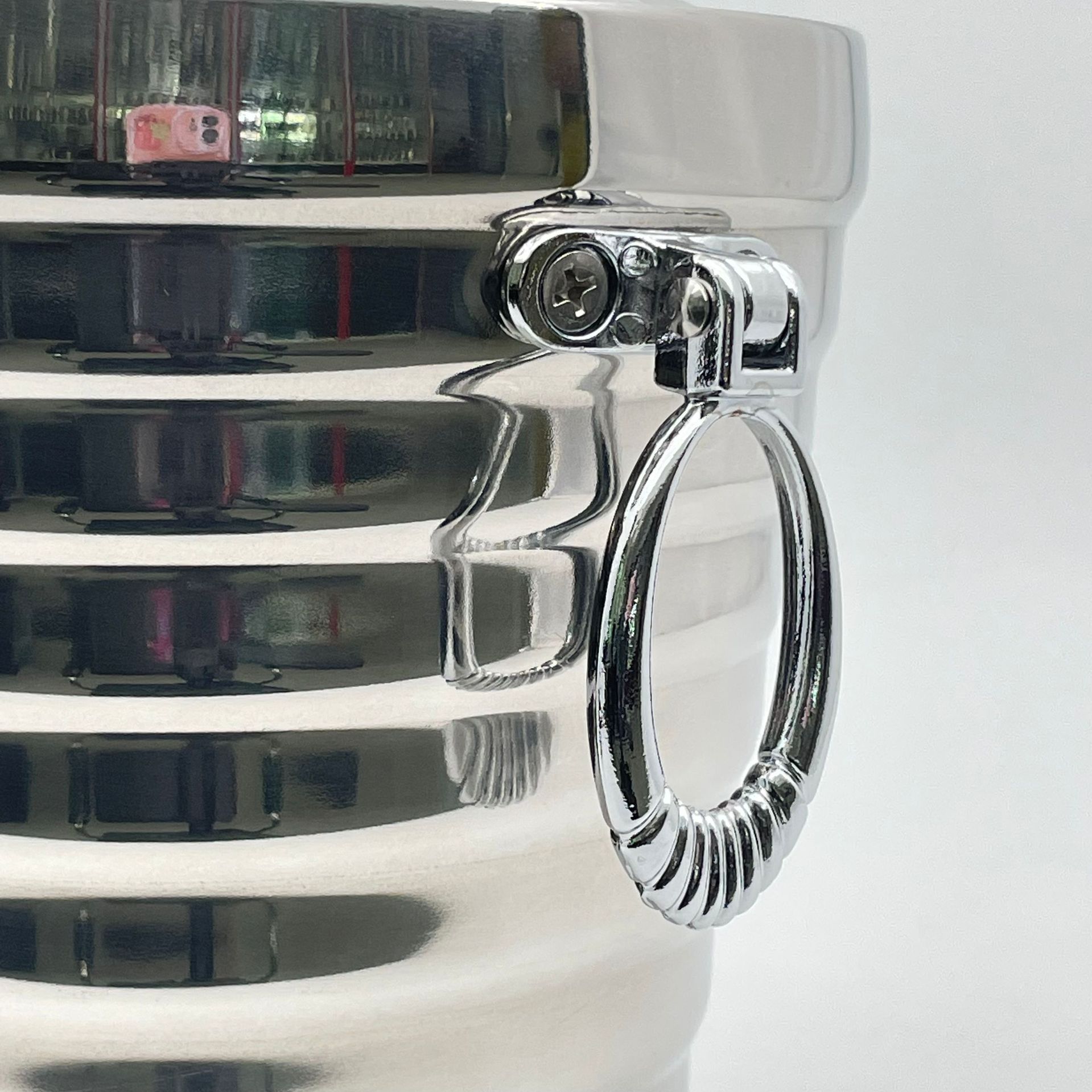 Cubo de hielo doble de acero i - Ice Bucket Silver reseña y precio