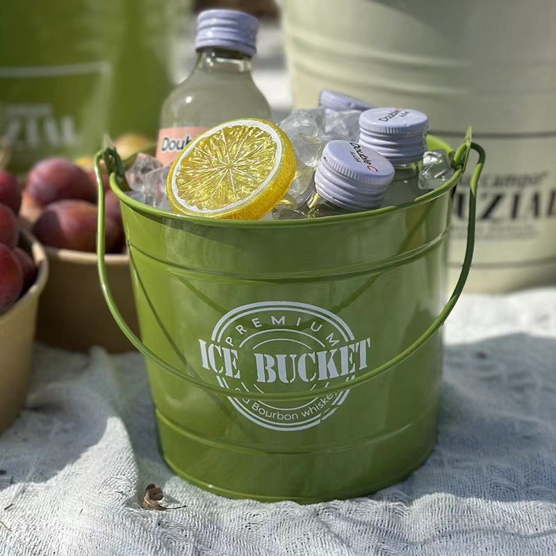Cubo de hielo comercial para b - Ice Bucket Silver reseña y precio