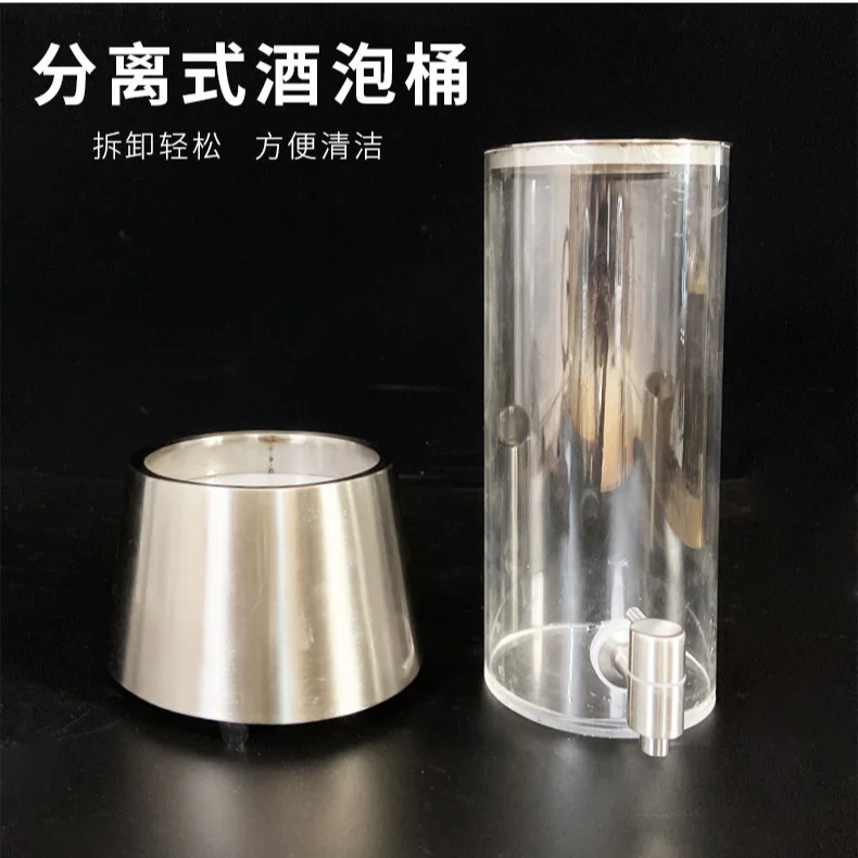 Cubo de hielo LED luminoso con - Wine Beer Restaurant reseña y precio