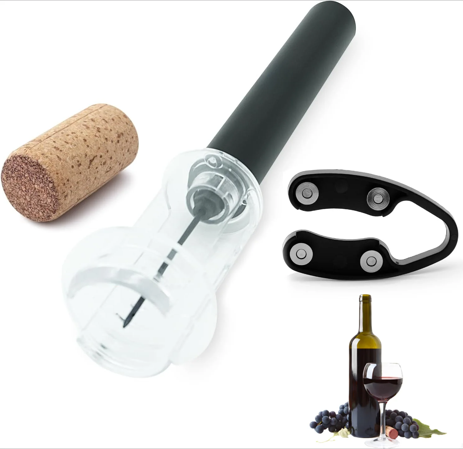 Bomba de aire abridor de botel - Wine Beer Opener reseña y precio