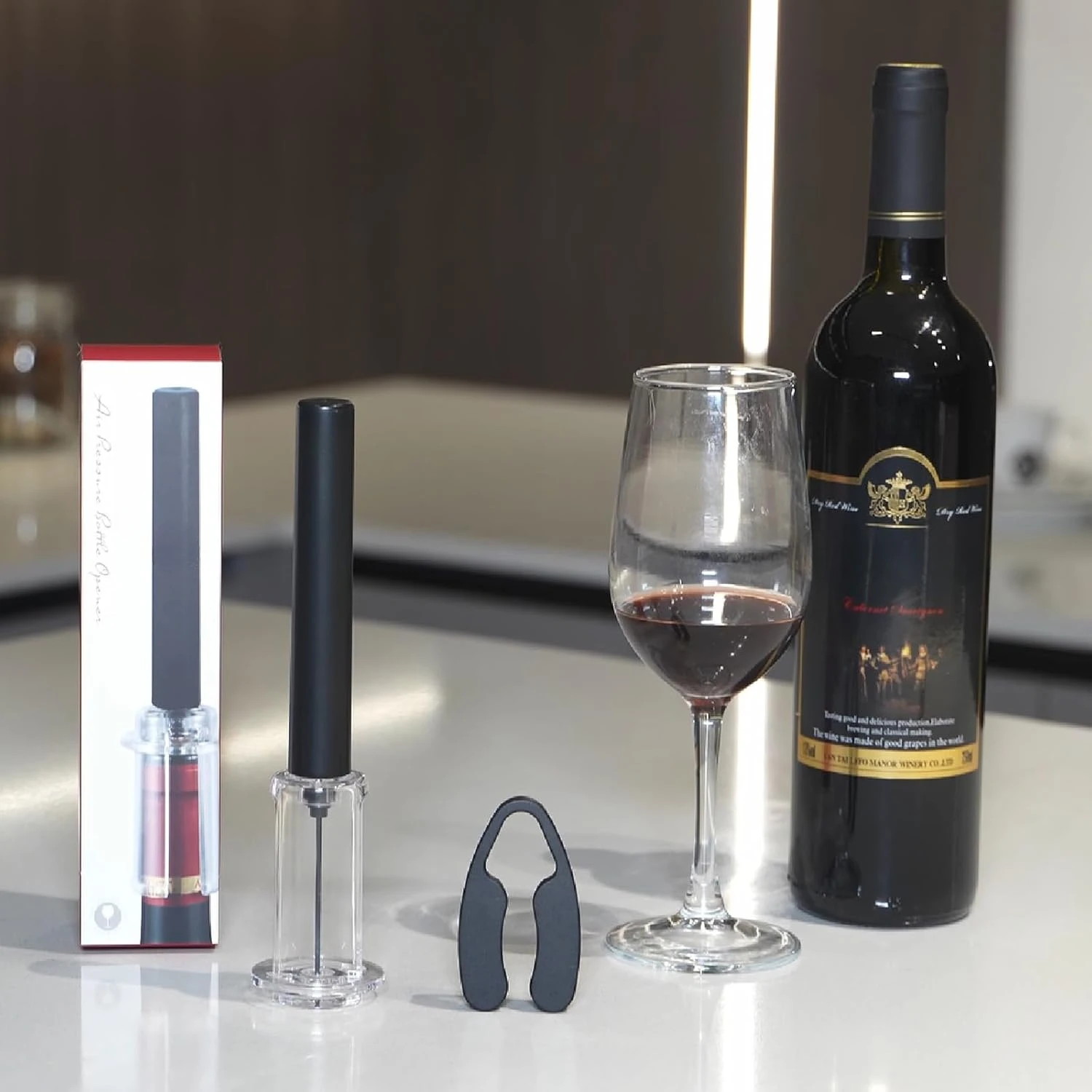 Bomba de aire abridor de botel - Wine Beer Opener reseña y precio